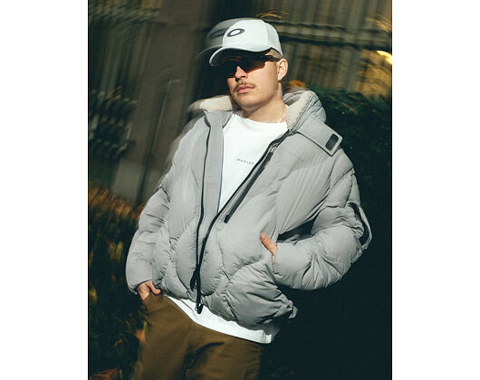 Kšiltovka Oakley - Oakley Ellipse Mesh Hat - White/Black