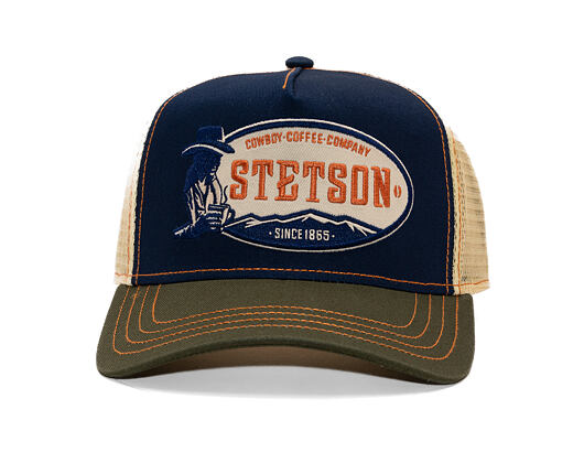 Kšiltovka Stetson - Trucker Cap - Cowboy Coffee - 52