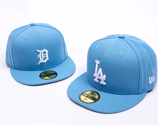 Kšiltovka New Era - MLB Seasonal 59FIFTY - LA Dodgers - Sky Blue / Pink UV