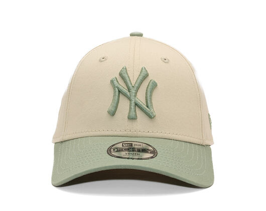 Dětská Kšiltovka New Era - MLB Essential 9FORTY - NY Yankees - Cream