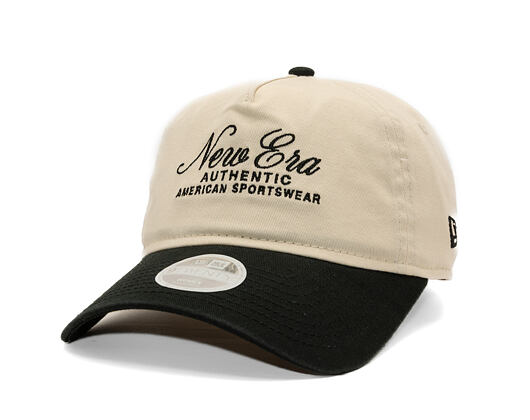 Dámská Kšiltovka New Era - Branded Script 9TWENTY A-Frame - Cream