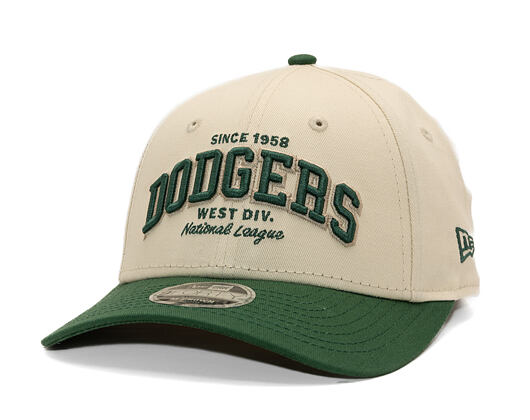 Dětská Kšiltovka New Era - MLB Wordmark 9FORTY M-CROWN - LA Dodgers - Cream