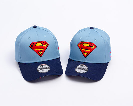 Dětská Kšiltovka New Era - Warner Bros DC Universe 9FORTY - Superman - Sky Blue