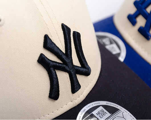 Kšiltovka New Era - MLB Colorblock 9FORTY M-CROWN - NY Yankees - Cream
