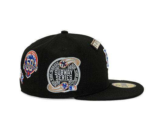 Kšiltovka New Era - MLB IMAGE DROP - Subway Series 59FIFTY - NY Mets - Black