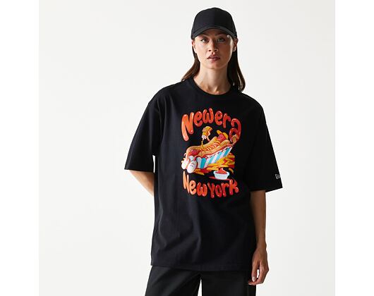 Triko New Era - Food Graphic Tee - Black