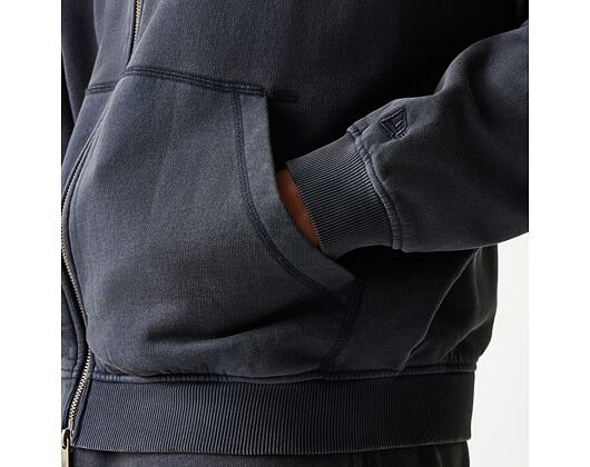 Mikina New Era - MLB Washed Full Zip Hoody - NY Yankees - Black