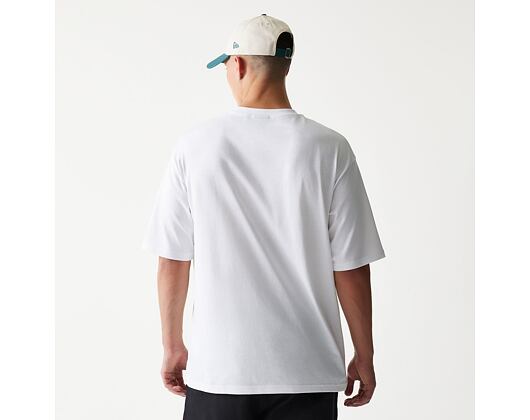 Triko New Era - Player Graphic Oversized Tee - White