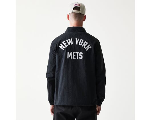 Bunda New Era - MLB Coaches Jacket - NY Mets - Black