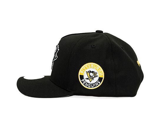 Kšiltovka Mitchell & Ness - Pittsburgh Penguins - Double Clutch Pro Snapback - Black