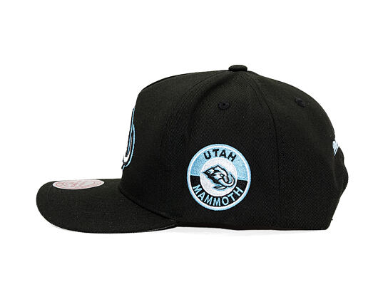 Kšiltovka Mitchell & Ness - Utah Mammoth - Double Clutch Pro Snapback - Black