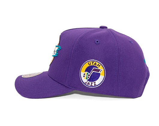 Kšiltovka Mitchell & Ness - Utah Jazz - Double Clutch Pro Snapback Hwc - Purple
