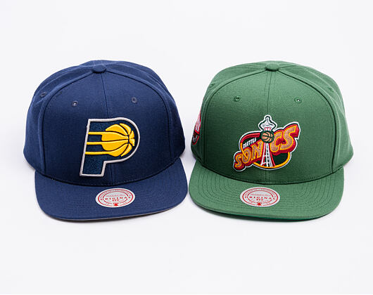 Kšiltovka Mitchell & Ness - Indiana Pacers - Team Ground 2.0 Snapback - Blue