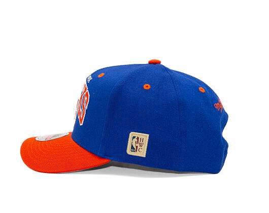 Kšiltovka Mitchell & Ness - NBA Team Arch Snapback - New York Knicks - Blue / Orange