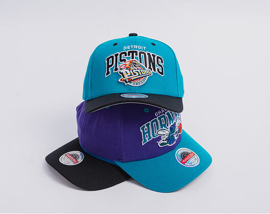Kšiltovka Mitchell & Ness - NBA Team Arch Snapback - Charlotte Hornets - Purple / Teal