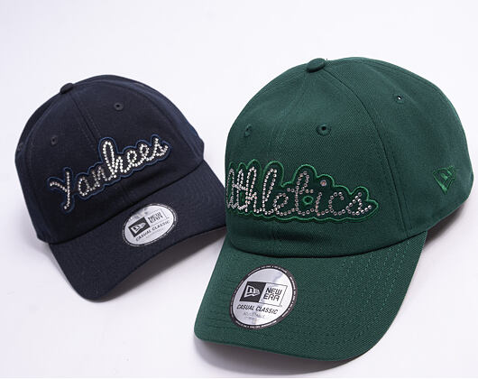Kšiltovka New Era - MLB Casual Classic Rhinestone 9TWENTY - Oakland Athletics - Team Color