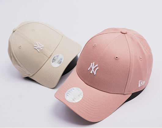 Dámská Kšiltovka New Era - MLB Mini Logo 9FORTY - NY Yankees - Desert Pink