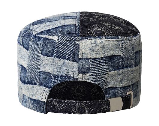 Kšiltovka Kangol - TRENDS PACK - Denim Mashup Army Cap - Blue Picnic