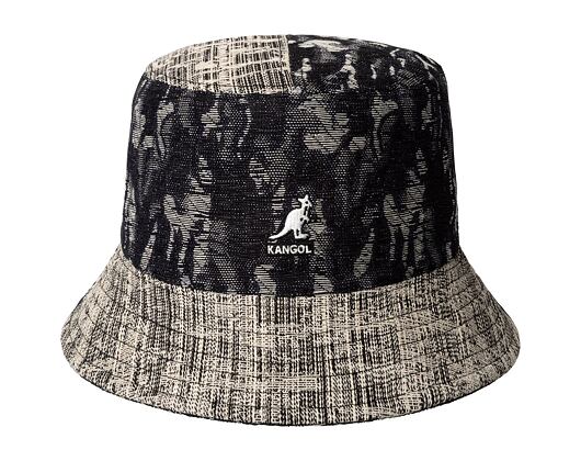 Klobouk Kangol - TRENDS PACK - Denim Mashup Bucket - Black Topstitch