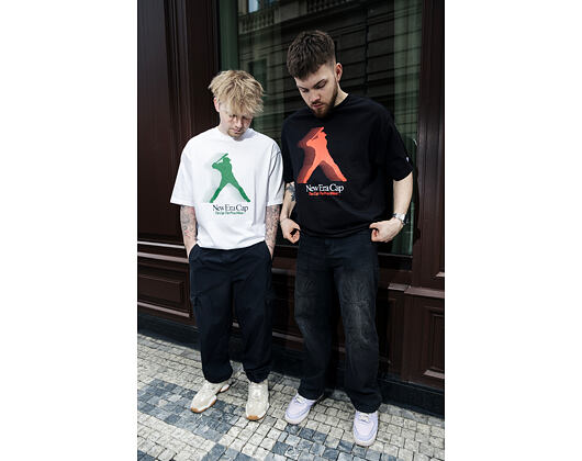 Triko New Era - Player Graphic Oversized Tee - Black