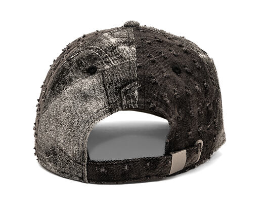 Kšiltovka Kangol - TRENDS PACK - Denim Mashup Baseball - Black Trompe L'Oeil