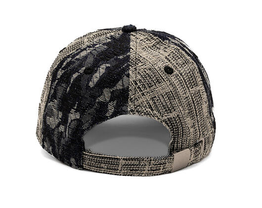 Kšiltovka Kangol - TRENDS PACK - Denim Mashup Baseball - Black Topstitch