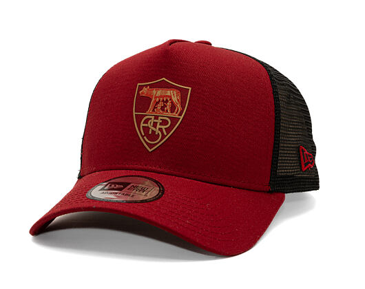 Kšiltovka New Era -  Tonal 9FORTY Trucker - AS Roma - Pinot Red