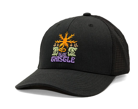 Kšiltovka Picture - Kuldo Trucker - Black - Blue Thistle Patch
