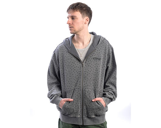 Mikina Rip N Dip - Ripngems Zip Up Hoodie (Charcoal Wash)