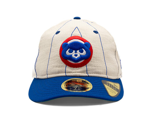 Kšiltovka New Era - MLB Retro Linen Pinstripe 59FIFTY Retro Crown - Chicago Cubs - Team Color