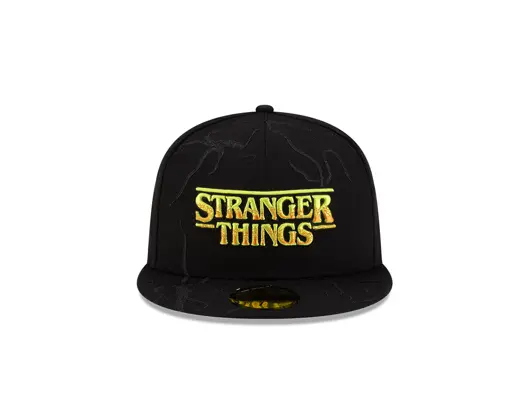 Kšiltovka New Era - All Over Vines 59FIFTY - Stranger Things - Black