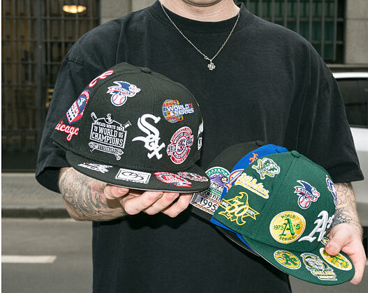 Kšiltovka New Era - MLB All Over Logo 59FIFTY - Chicago White Sox - Team Color