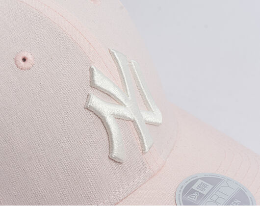 Dámská Kšiltovka New Era - MLB Linen 9FORTY - NY Yankees - Blush Pink