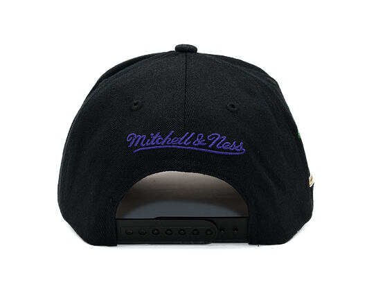 Kšiltovka Mitchell & Ness  - NBA Classic Red Snapback Custom Patch - Los Angeles Lakers - Black