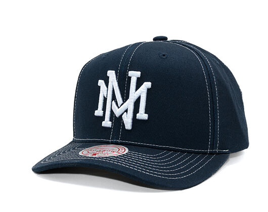 Kšiltovka Mitchell & Ness  - Branded Baseline -Pro Crown Snapback - Navy