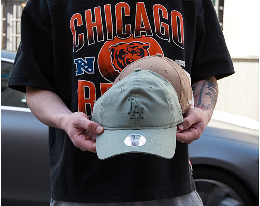 Dámská Kšiltovka New Era - MLB Midi Linen 9TWENTY - LA Dodgers - Pastel Green