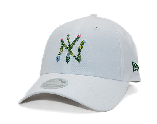 Dámská Kšiltovka New Era - MLB Floral Infill 9FORTY - NY Yankees - White