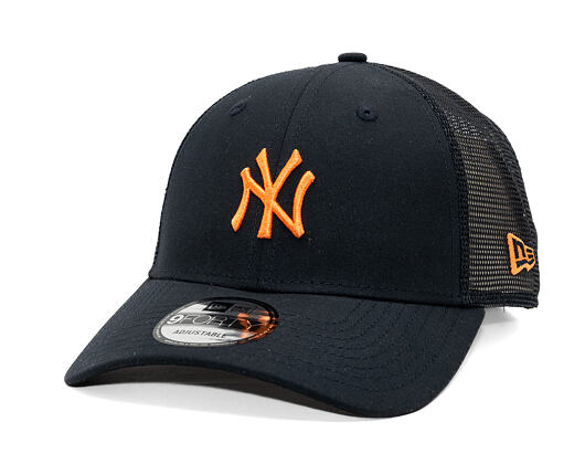 Kšiltovka New Era - MLB Midi Homefield 9FORTY Trucker - NY Yankees - Navy / Orange