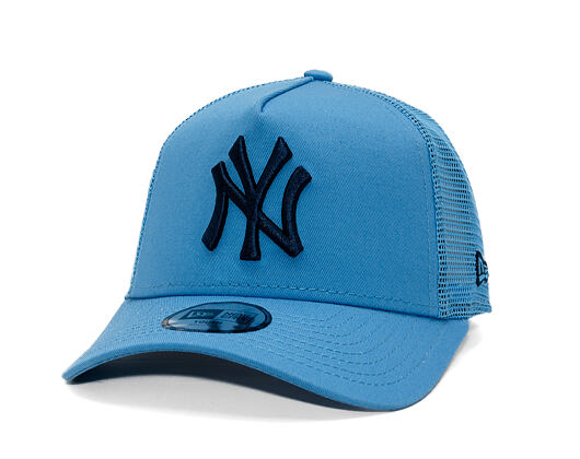 Dětská Kšiltovka New Era - MLB Essential 9FORTY A-Frame Trucker - NY Yankees - Blue / Ocean Blue