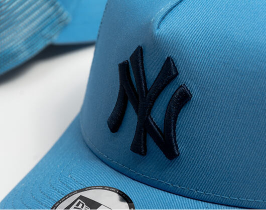 Dětská Kšiltovka New Era - MLB Essential 9FORTY A-Frame Trucker - NY Yankees - Blue / Ocean Blue