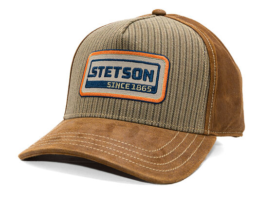 Kšiltovka Stetson - Trucker Cap - Cotton Linen Stripe - 647