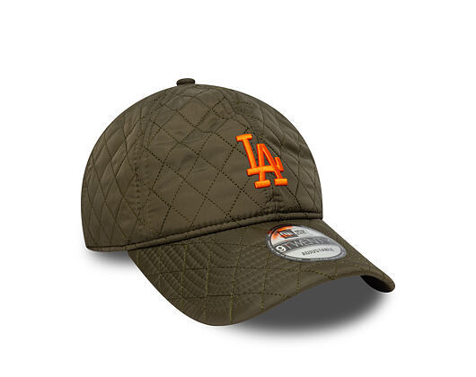 Kšiltovka New Era - MLB Quilted 9TWENTY - LA Dodgers - Green / Orange