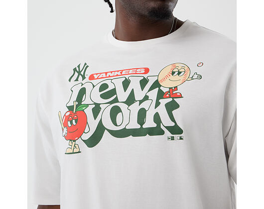 Triko New Era - MLB Icon Graphic Tee - NY Yankees - White