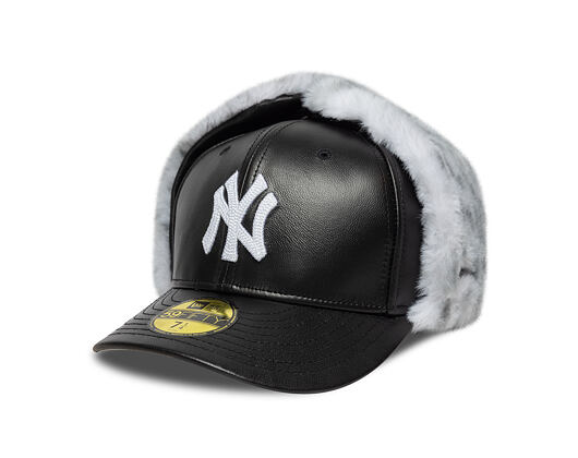 Kšiltovka New Era - MLB Image Drop Faux Fur Dog Ear 59FIFTY - NY Yankees - Graphite