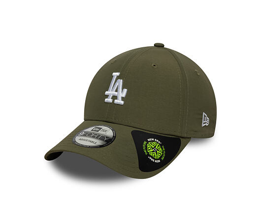 Kšiltovka New Era - MLB Recycled Midi 9FORTY - LA Dodgers - New Olive / White