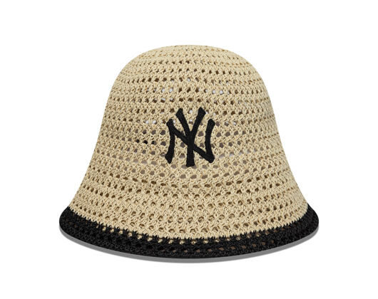 Dámský Klobouk New Era - MLB Explorer Bucket Explorer Bucket - NY Yankees - Stone / Black