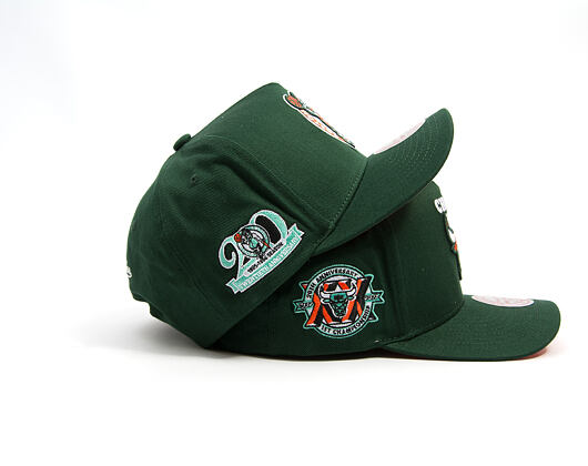Kšiltovka Mitchell & Ness - NBA - Emerald Slam - Chicago Bulls - Green/Orange