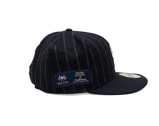 Kšiltovka New Era - MLB Moon Cooperstown 59FIFTY - Colorado Rockies - White And Navy Pinstripe
