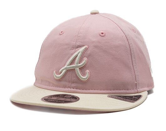Kšiltovka New Era - MLB Washed Tie Dye 9FIFTY Retro Crown - Atlanta Braves - Pink