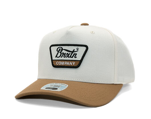 Kšiltovka Brixton - Linwood C Netplus Mp Snpk - Off White/Copper